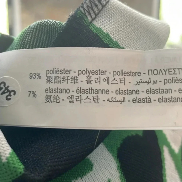 Zara Jacquard Asymmetrical one arm Top & wide leg pants set Size M 70s Retro NWT - Picture 8 of 16